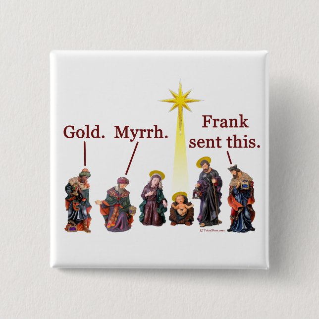 Frank Sent This 15 Cm Square Badge (Front)