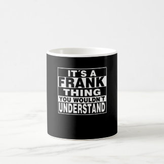 FRANK Surname Personalised Gift Coffee Mug