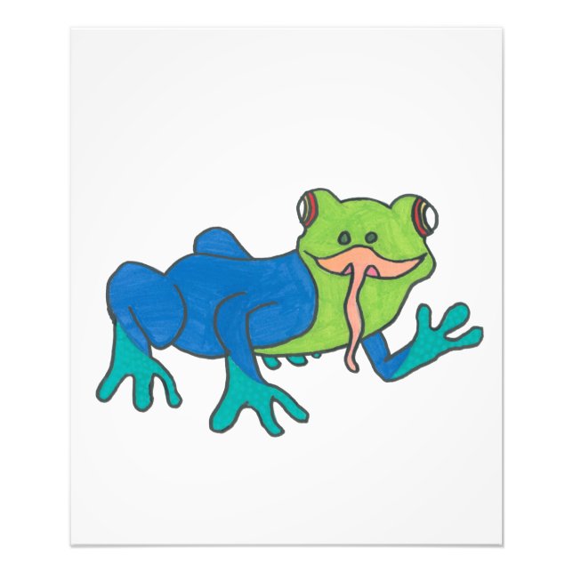 Frank the Frog Large Print (Front)