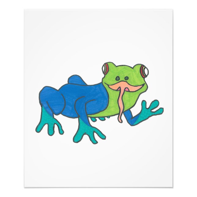 Frank the Frog Large Print (Front)