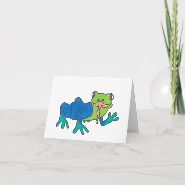 Frank the Frog thank you card (Front)