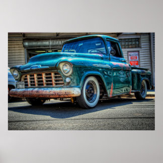Franke Construction Company Rat Chevy Poster