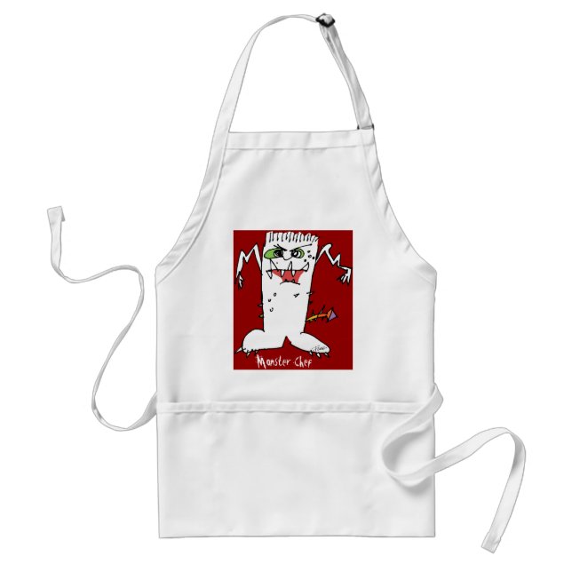 FrankEinstein Cartoon Monster Standard Apron (Front)