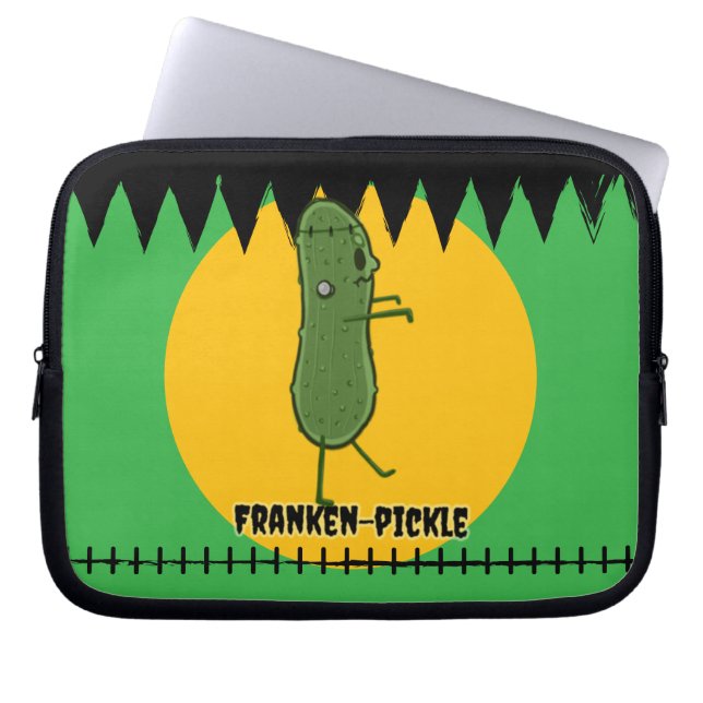 Franken-Pickle Laptop Case (Front)