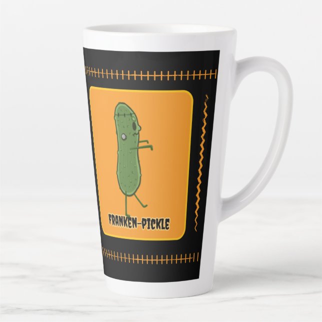 Franken-Pickle Latte Mug (Right)