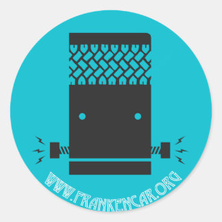 Frankencar Sticker with Website