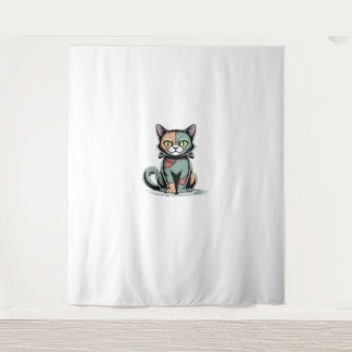 FrankenCat Oversized T-Shirt Tapestry