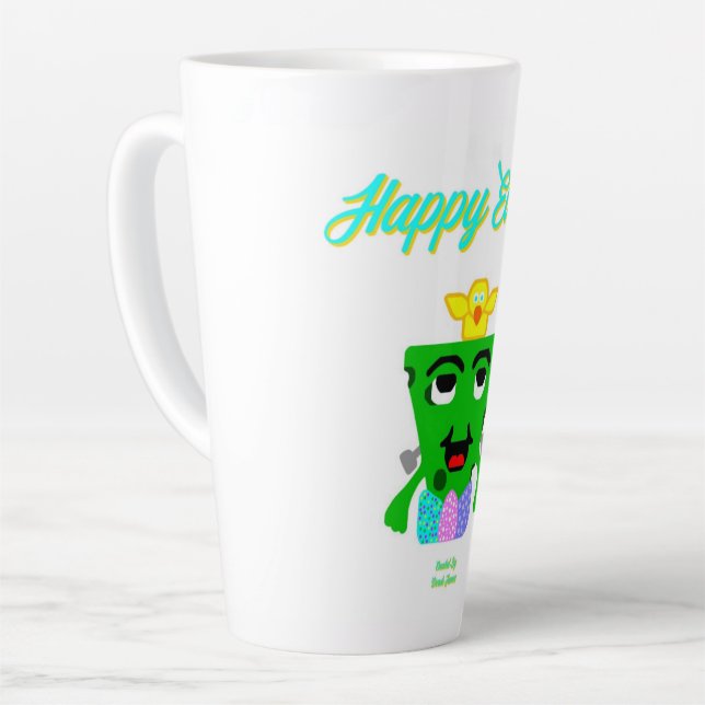 FrankenCheese Easter Large Latte Mug (Left Angle)