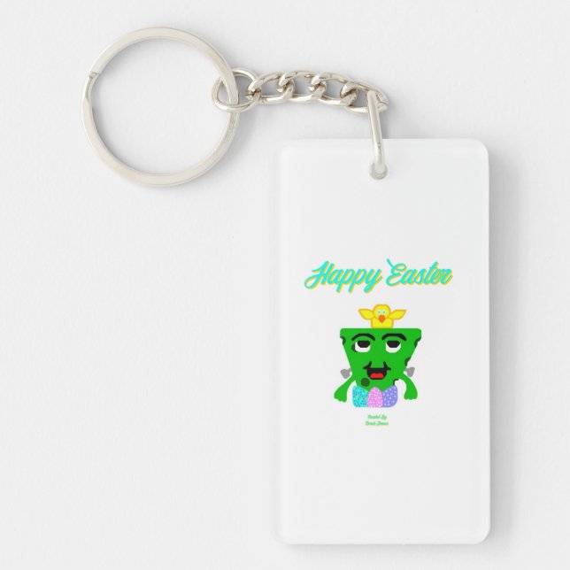 FrankenCheese Easter Rectangle Keychain (Front)