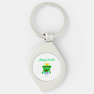 FrankenCheese Easter Swirl Keychain