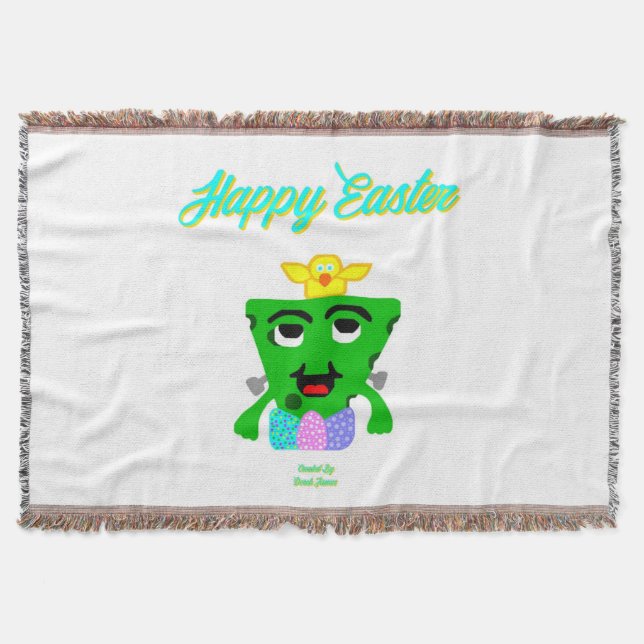 FrankenCheese Easter Throw Blanket (Front)