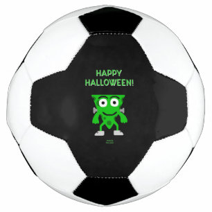 FrankenCheese Halloween Greetings Soccer Ball