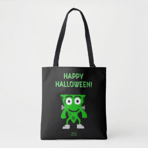 FrankenCheese Halloween Greetings Tote Bag