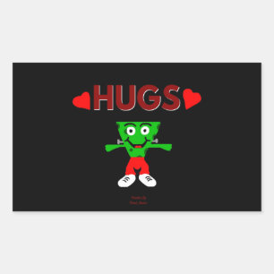 FrankenCheese Hugs Rectangle Sticker