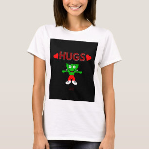 FrankenCheese Hugs Women's White Basic T Shirt