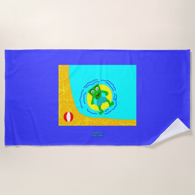 FrankenCheese Summer Beach Towel (Front)