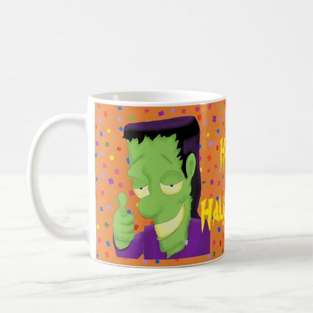 Frankencool Halloween Mug (Left)