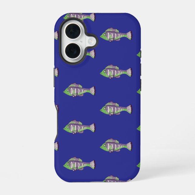 Frankenfish iPhone 16 Case (Back)