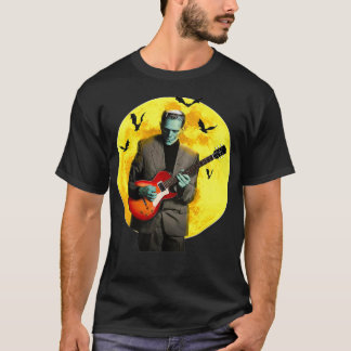 Frankenguitar Frankenstein Plays Electric Guitar H T-Shirt