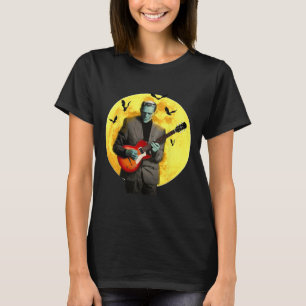 Frankenguitar Plays Electric Guitar Halloween T-Shirt