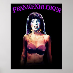 Frankenhooker Retro Cult Classic Horror Comedy Poster