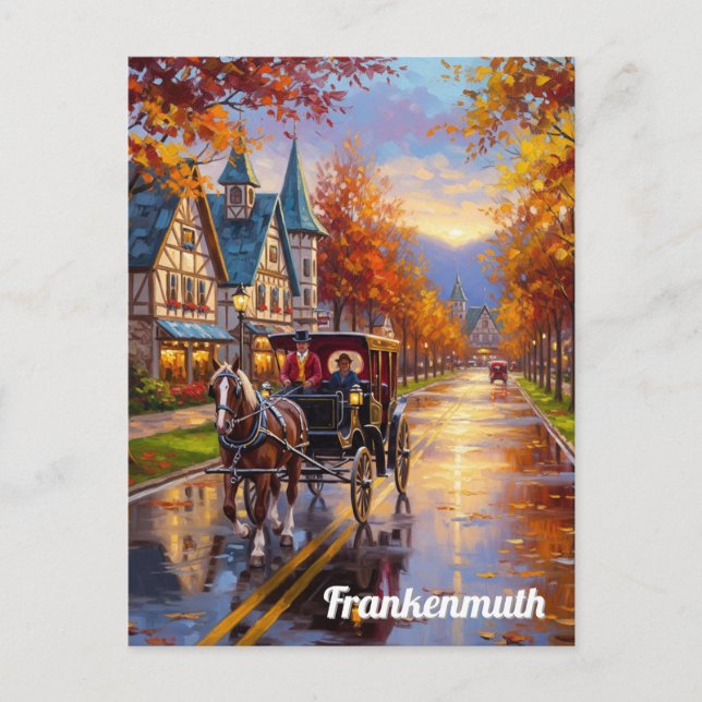 Frankenmuth Michigan Travel Postcard (Front)
