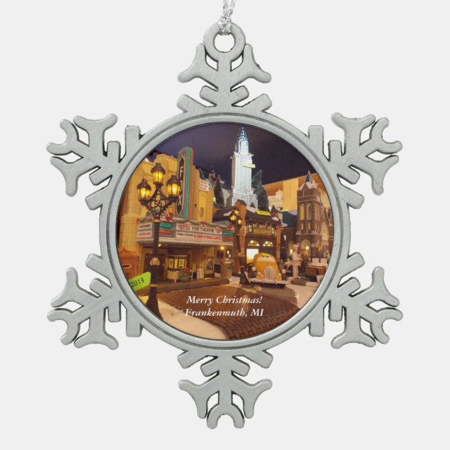 Frankenmuth Snowflake Ornament 1 (Front)