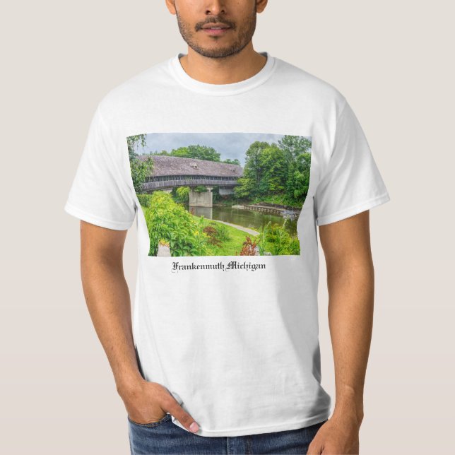 Frankenmuths Covered Bridge T-Shirt (Front)