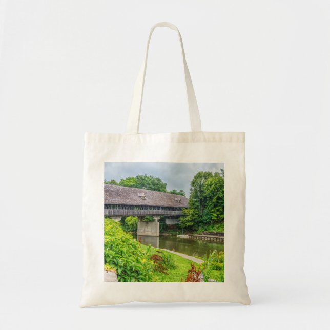 Frankenmuths Covered Bridge Tote Bag (Front)