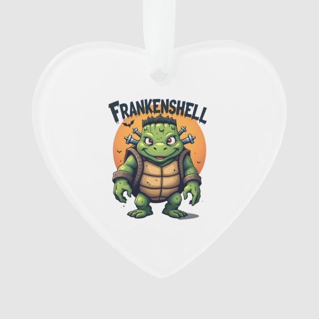 Frankenshell Turtle Ornament (Front)