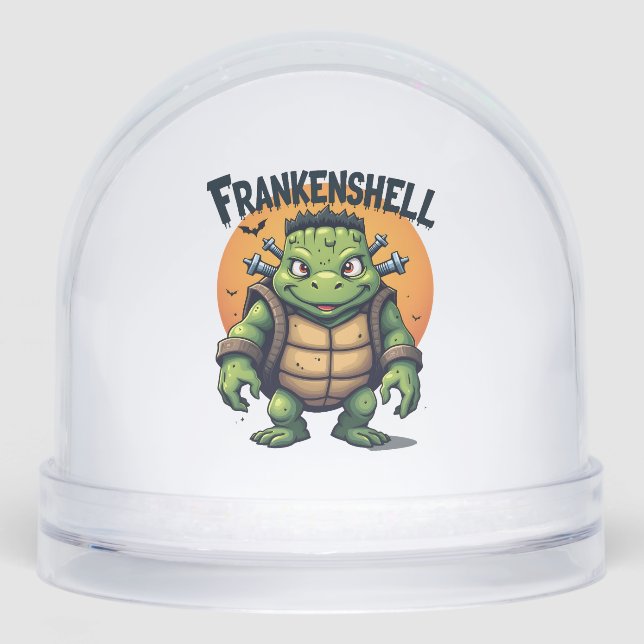 Frankenshell Turtle Snowglobe (Front)
