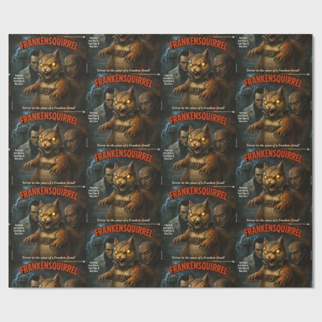 Frankensquirrel Wrapping Paper (Flat)