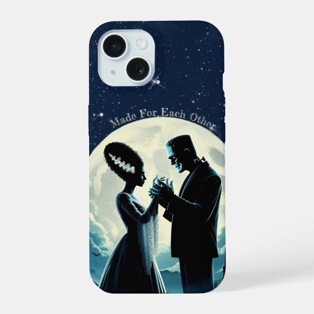 Frankenstein and Bride Frankenstein Phone Case (Back)