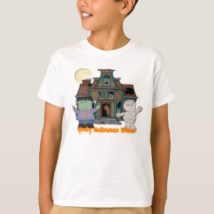 Frankenstein and Mummy Halloween T-Shirt