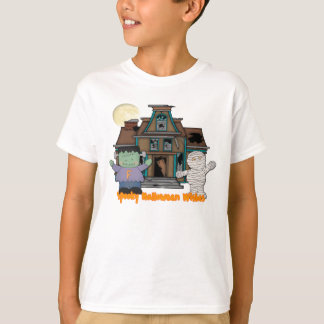 Frankenstein and Mummy Halloween T-Shirt