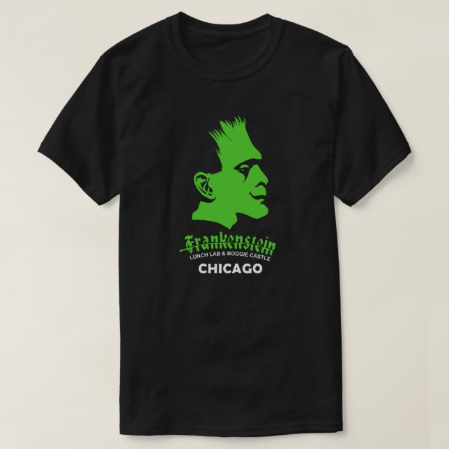 Frankenstein, Bar, Disco, Chicago, Illinois T-Shir T-Shirt (Design Front)