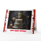 Frankenstein Birthday Card