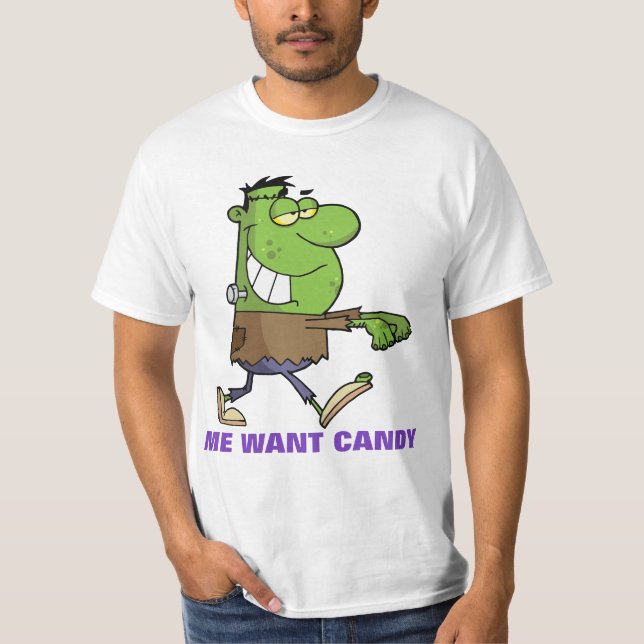 Frankenstein Candy Monster T-Shirt (Front)