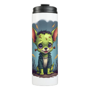 Frankenstein Chihuahua Shock Thermal Tumbler