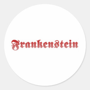 Frankenstein Classic Round Sticker
