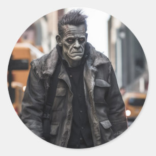 Frankenstein Classic Round Sticker