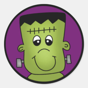Frankenstein Classic Round Sticker