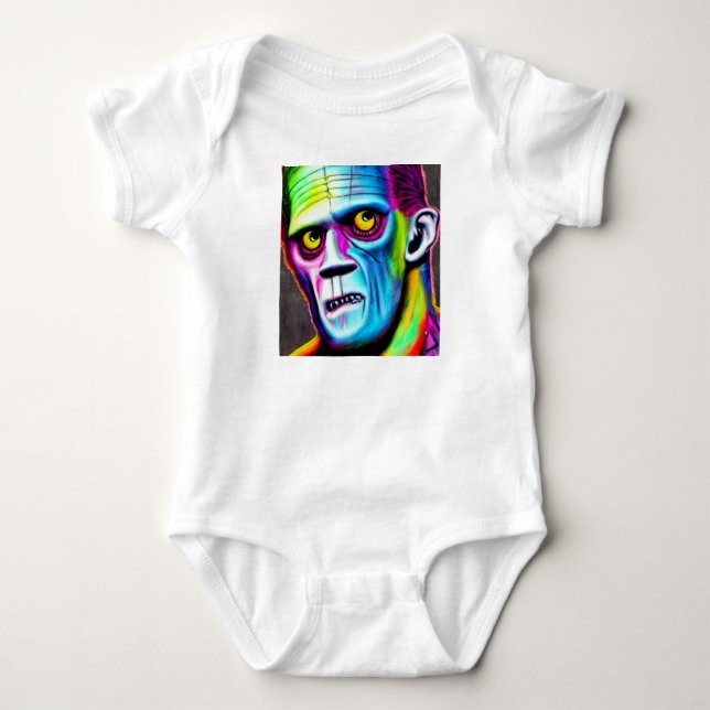 Frankenstein Collection Baby Bodysuit (Front)