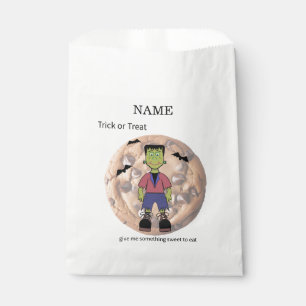 Frankenstein Cookie Sleeve Favour Bag