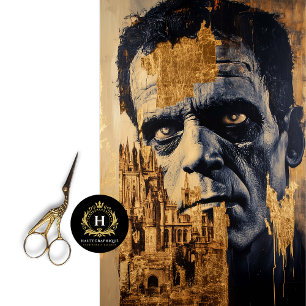 Frankenstein Decoupage  Tissue Paper