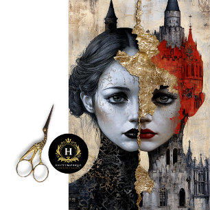 Frankenstein Decoupage  Tissue Paper