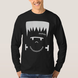 Frankenstein Face Funny Halloween Costume T-Shirt