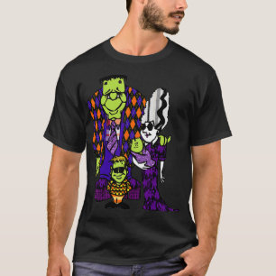 Frankenstein Family FuNny For Halloween Day T-Shirt