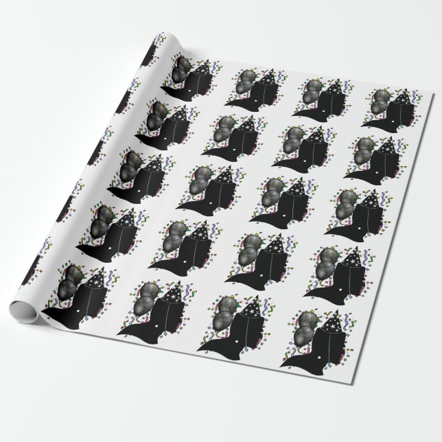 Frankenstein Friday Wrapping Paper (Unrolled)