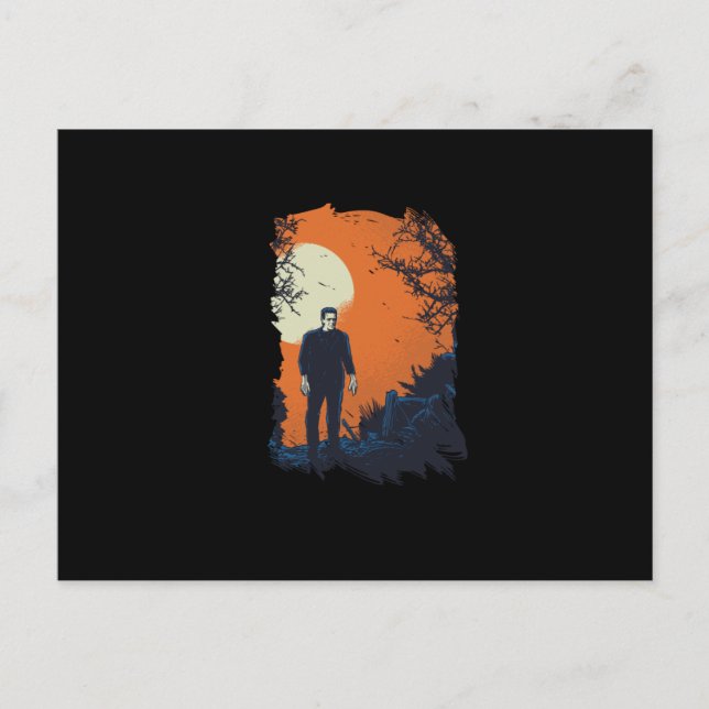 Frankenstein Graphic Postcard (Front)